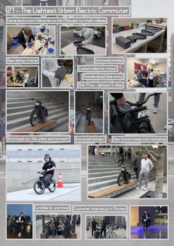 Paneled Electric Motorcycle 5