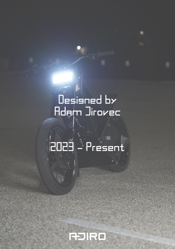 Paneled Electric Motorcycle 8
